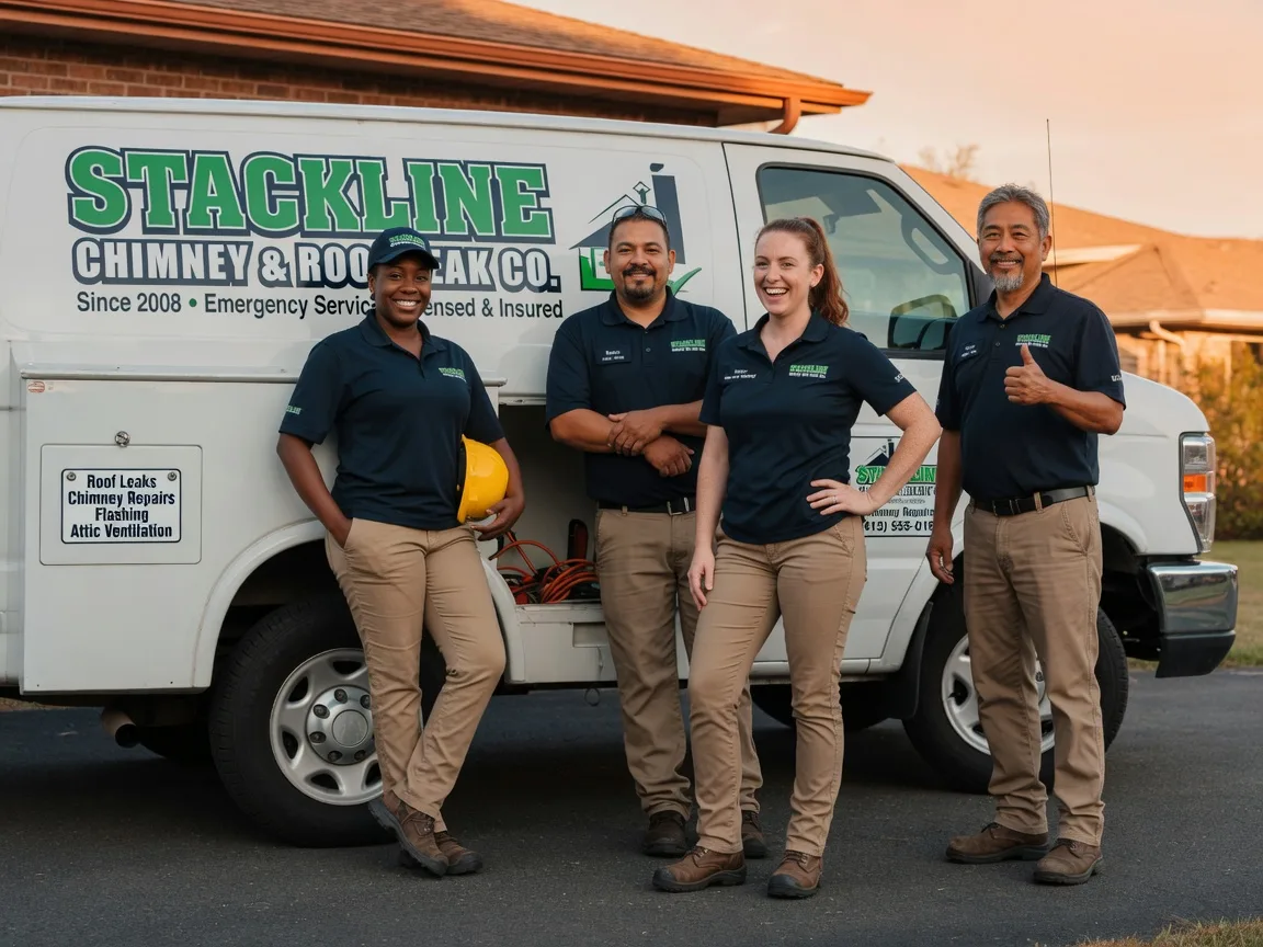 Chimney flashing repair company in Dickinson, ND